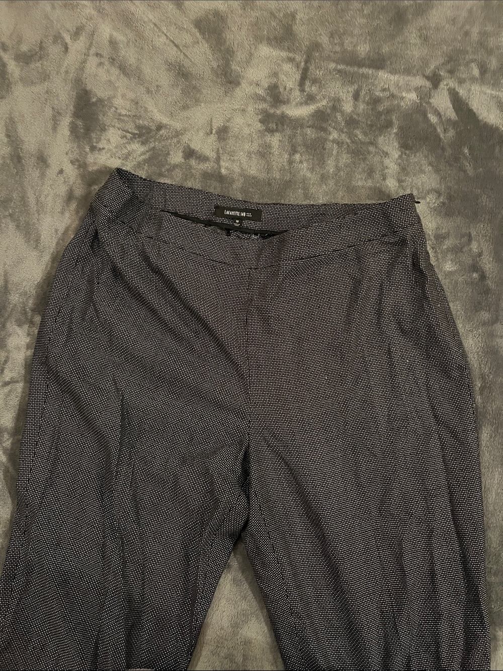 Lafayette 148 New York Microdot wool and silk Dress Pants